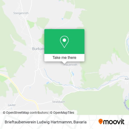 Brieftaubenverein Ludwig Hartmamnn map
