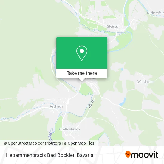 Карта Hebammenpraxis Bad Bocklet