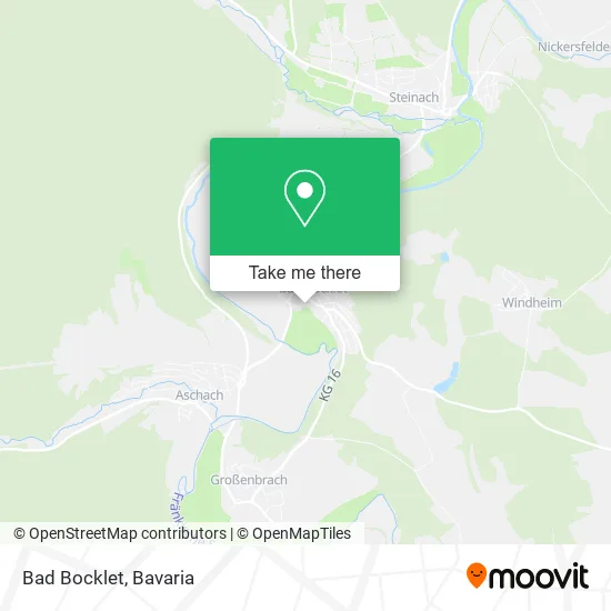 Bad Bocklet map