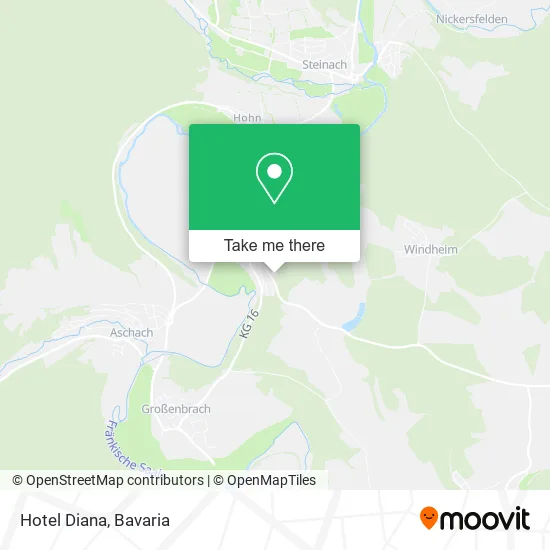 Карта Hotel Diana