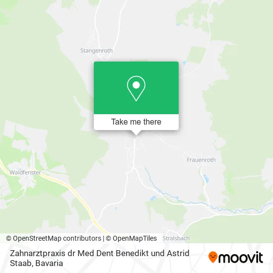 Карта Zahnarztpraxis dr Med Dent Benedikt und Astrid Staab