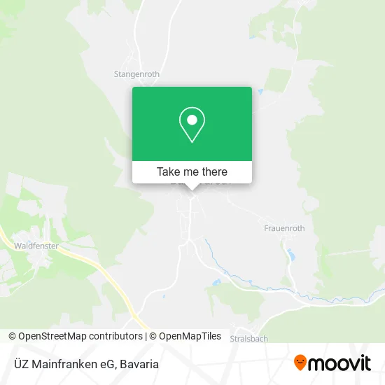 Карта ÜZ Mainfranken eG