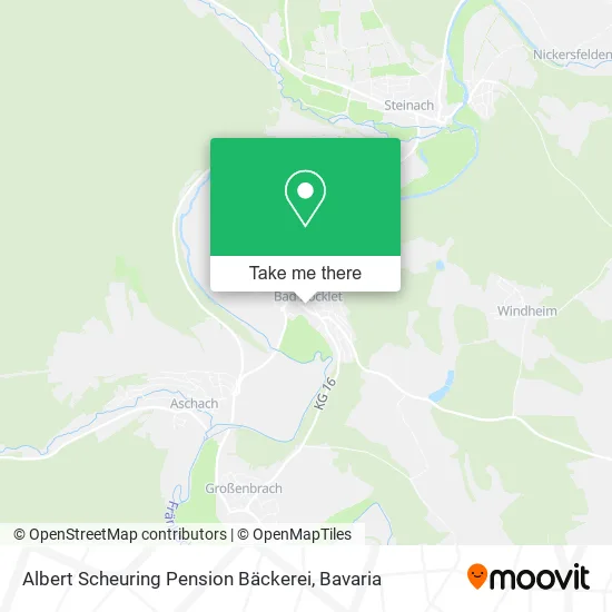 Карта Albert Scheuring Pension Bäckerei