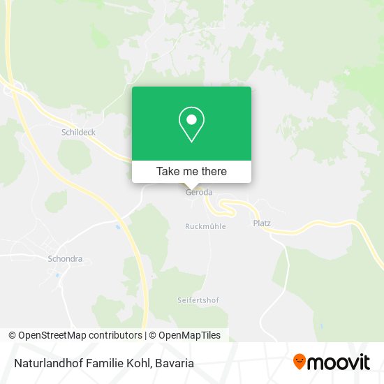 Naturlandhof Familie Kohl map