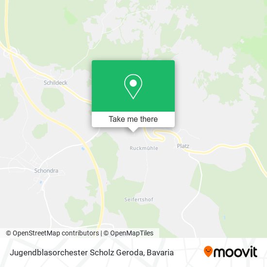 Jugendblasorchester Scholz Geroda map