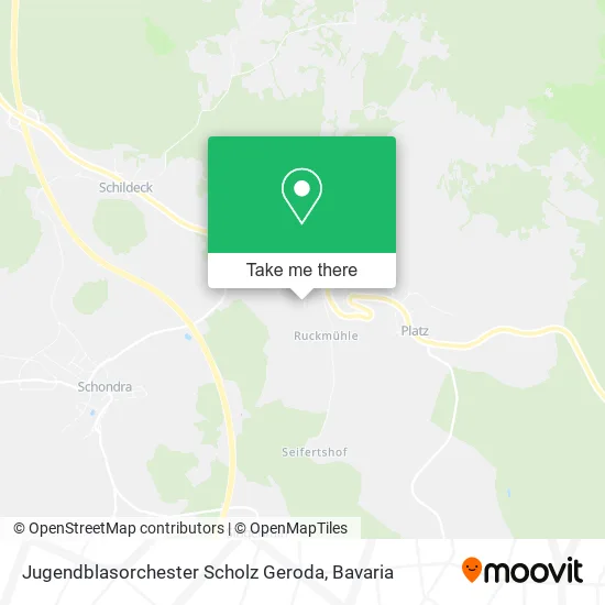 Jugendblasorchester Scholz Geroda map