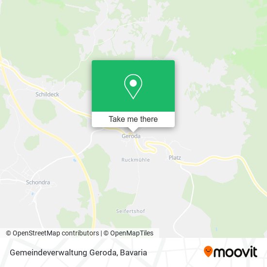Gemeindeverwaltung Geroda map