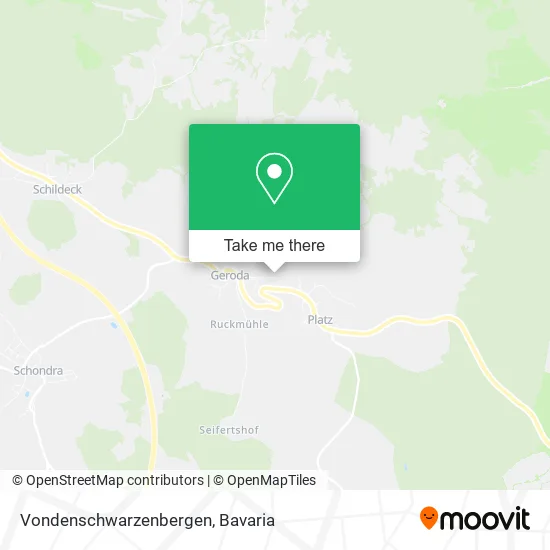 Карта Vondenschwarzenbergen