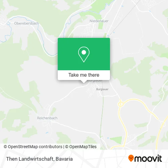 Then Landwirtschaft map