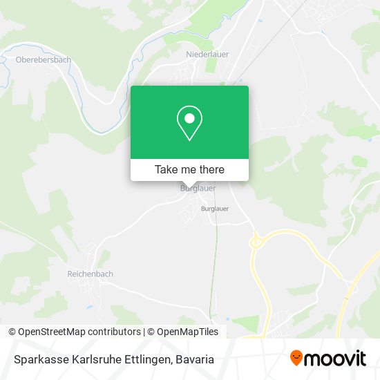 Sparkasse Karlsruhe Ettlingen map