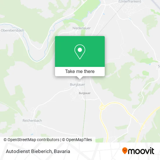 Карта Autodienst Bieberich