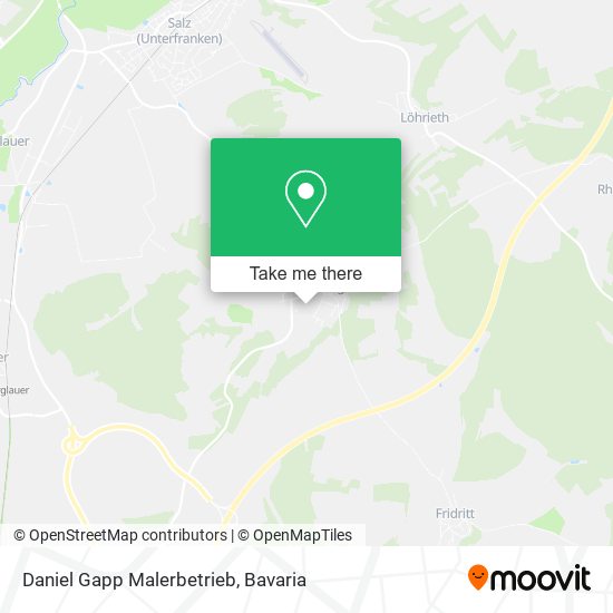 Daniel Gapp Malerbetrieb map