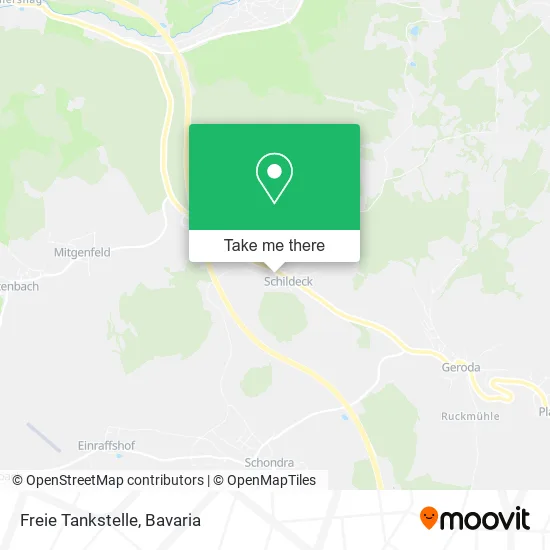 Карта Freie Tankstelle