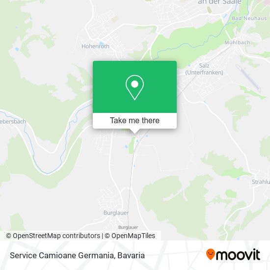 Карта Service Camioane Germania
