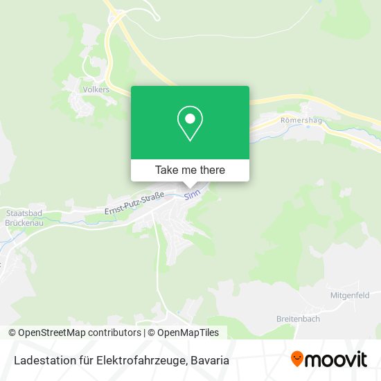 Ladestation für Elektrofahrzeuge map