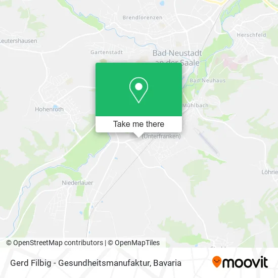 Gerd Filbig - Gesundheitsmanufaktur map