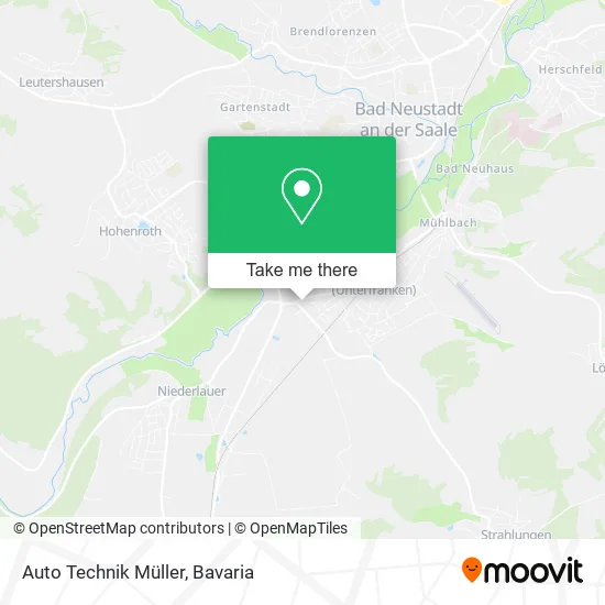Карта Auto Technik Müller