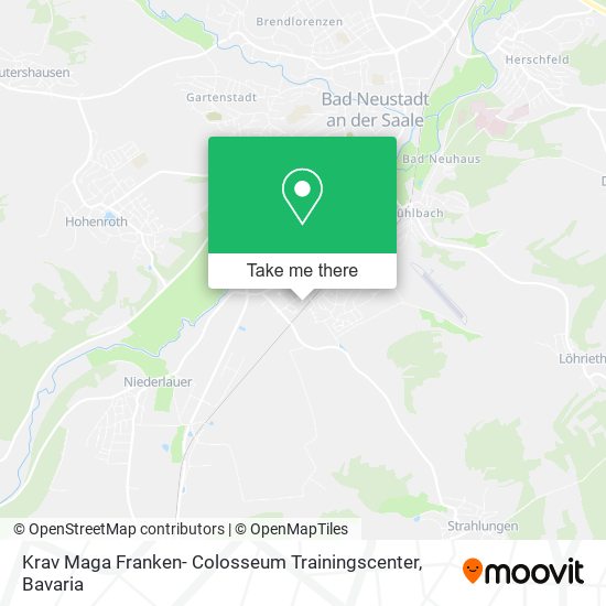 Krav Maga Franken- Colosseum Trainingscenter map
