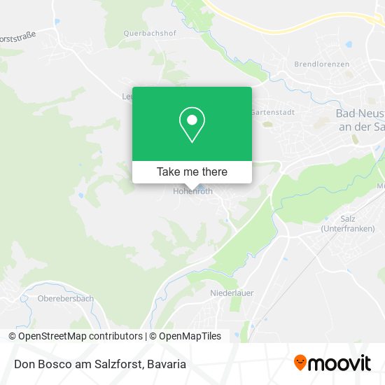 Don Bosco am Salzforst map