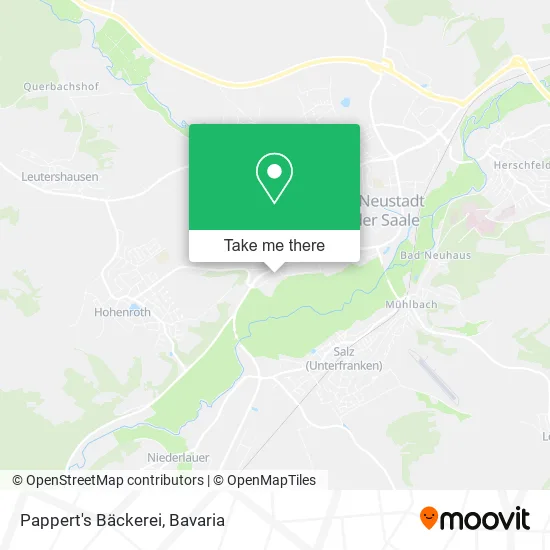 Карта Pappert's Bäckerei