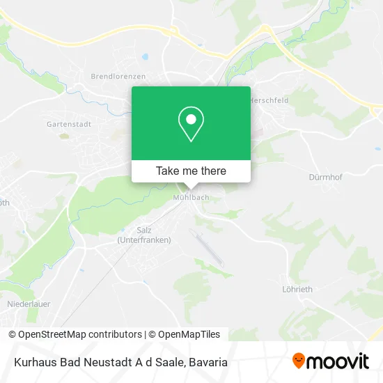 Карта Kurhaus Bad Neustadt A d Saale