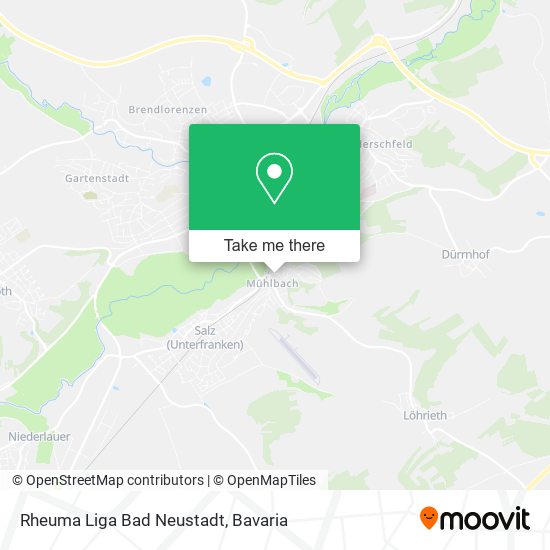 Карта Rheuma Liga Bad Neustadt
