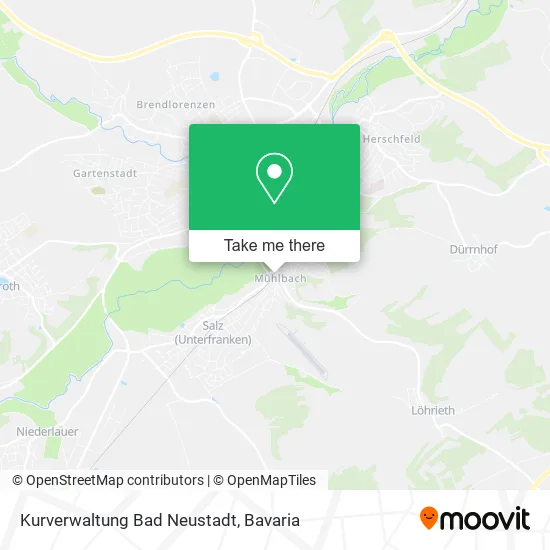 Карта Kurverwaltung Bad Neustadt