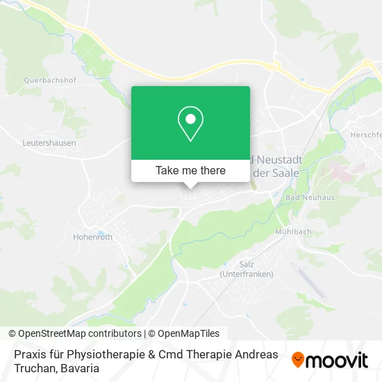 Карта Praxis für Physiotherapie & Cmd Therapie Andreas Truchan