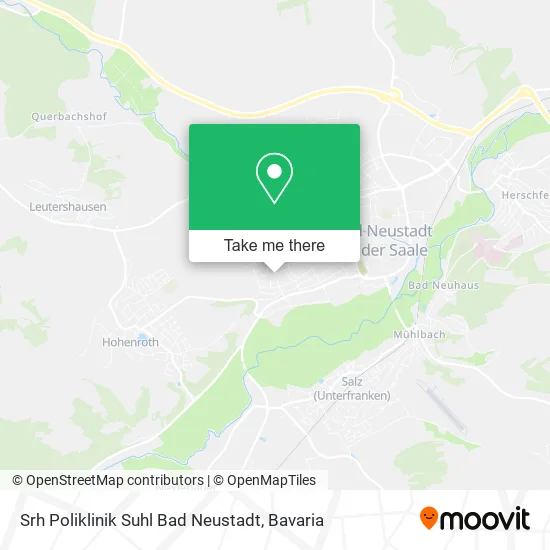 Карта Srh Poliklinik Suhl Bad Neustadt