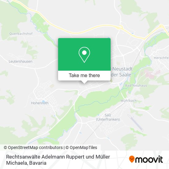 Rechtsanwälte Adelmann Ruppert und Müller Michaela map