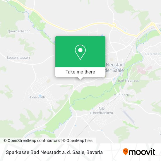 Карта Sparkasse Bad Neustadt a. d. Saale