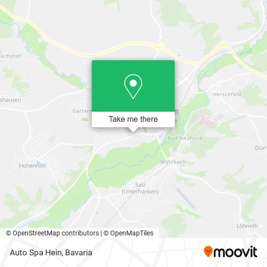 Карта Auto Spa Hein