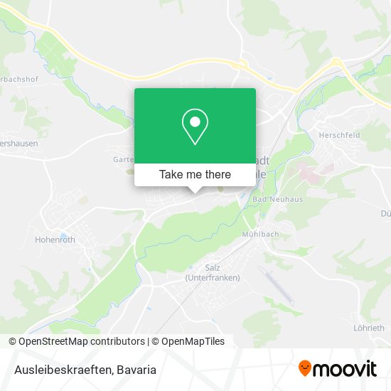 Карта Ausleibeskraeften