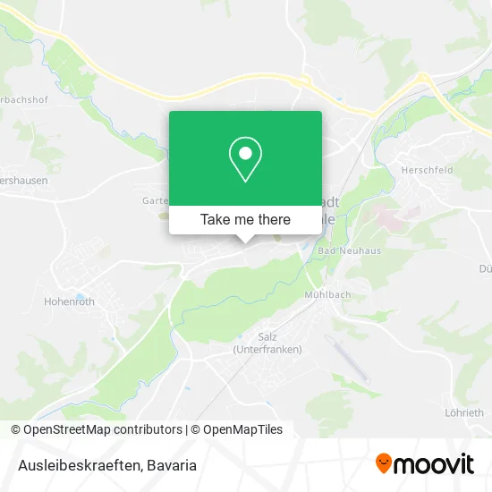Карта Ausleibeskraeften