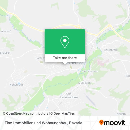 Fino Immobilien und Wohnungsbau map