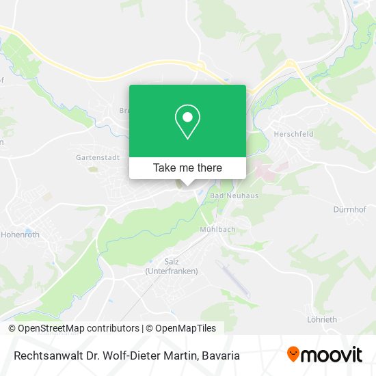 Rechtsanwalt Dr. Wolf-Dieter Martin map