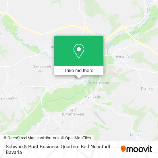 Карта Schwan & Post Business Quarters Bad Neustadt