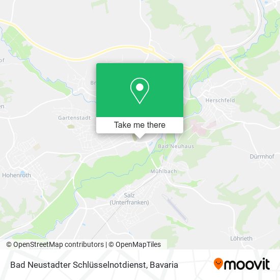 Bad Neustadter Schlüsselnotdienst map