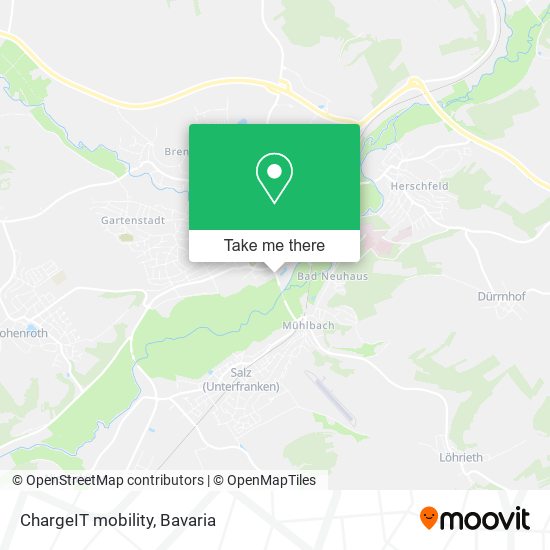 ChargeIT mobility map