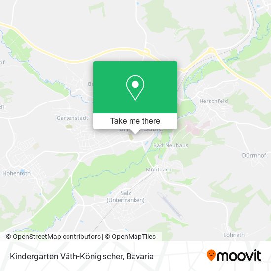 Kindergarten Väth-König'scher map