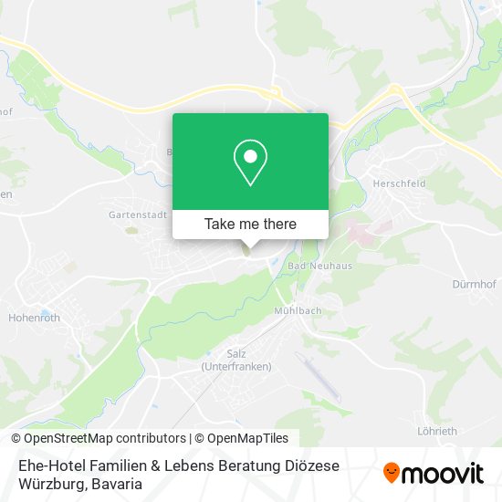 Ehe-Hotel Familien & Lebens Beratung Diözese Würzburg map