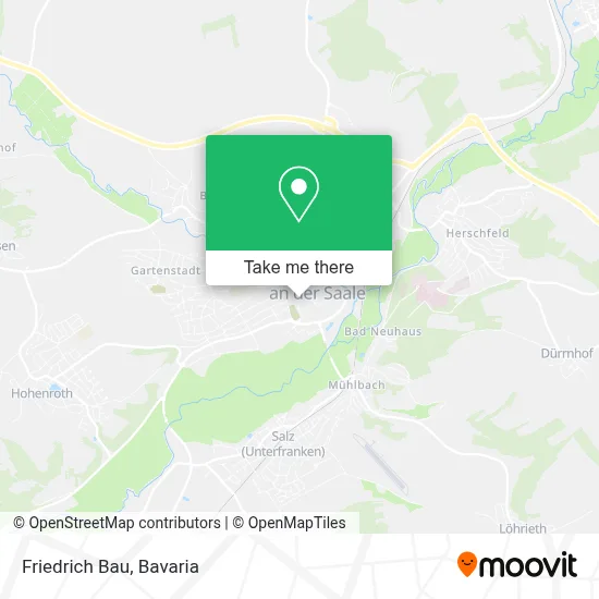Friedrich Bau map