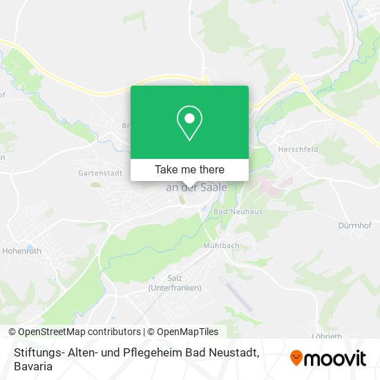 Карта Stiftungs- Alten- und Pflegeheim Bad Neustadt