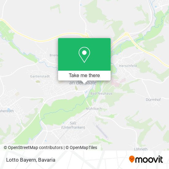 Lotto Bayern map