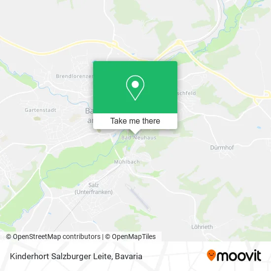 Карта Kinderhort Salzburger Leite