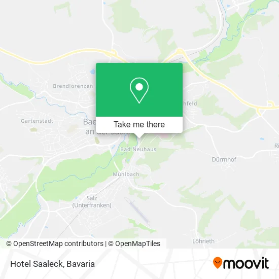 Карта Hotel Saaleck