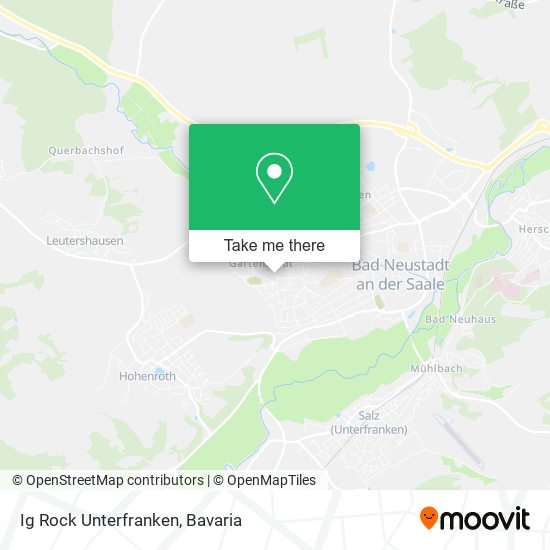 Карта Ig Rock Unterfranken