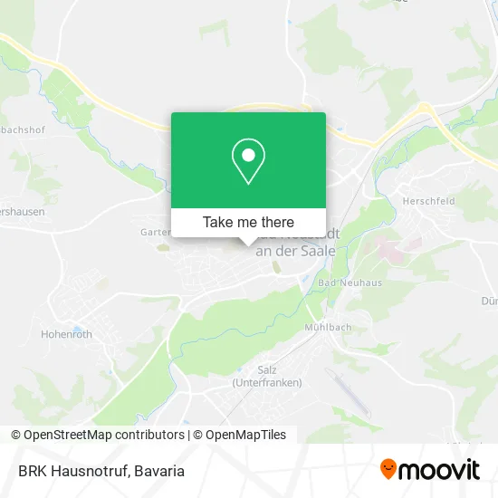Карта BRK Hausnotruf