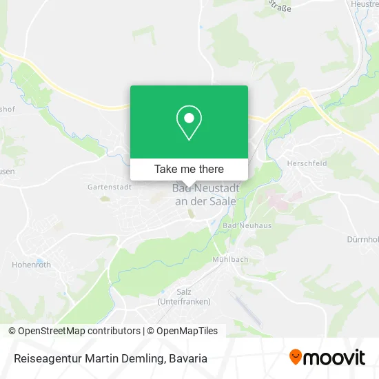 Карта Reiseagentur Martin Demling