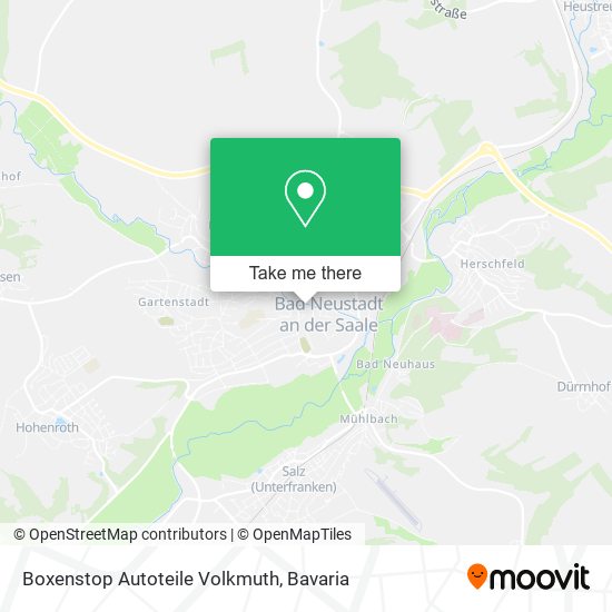 Boxenstop Autoteile Volkmuth map